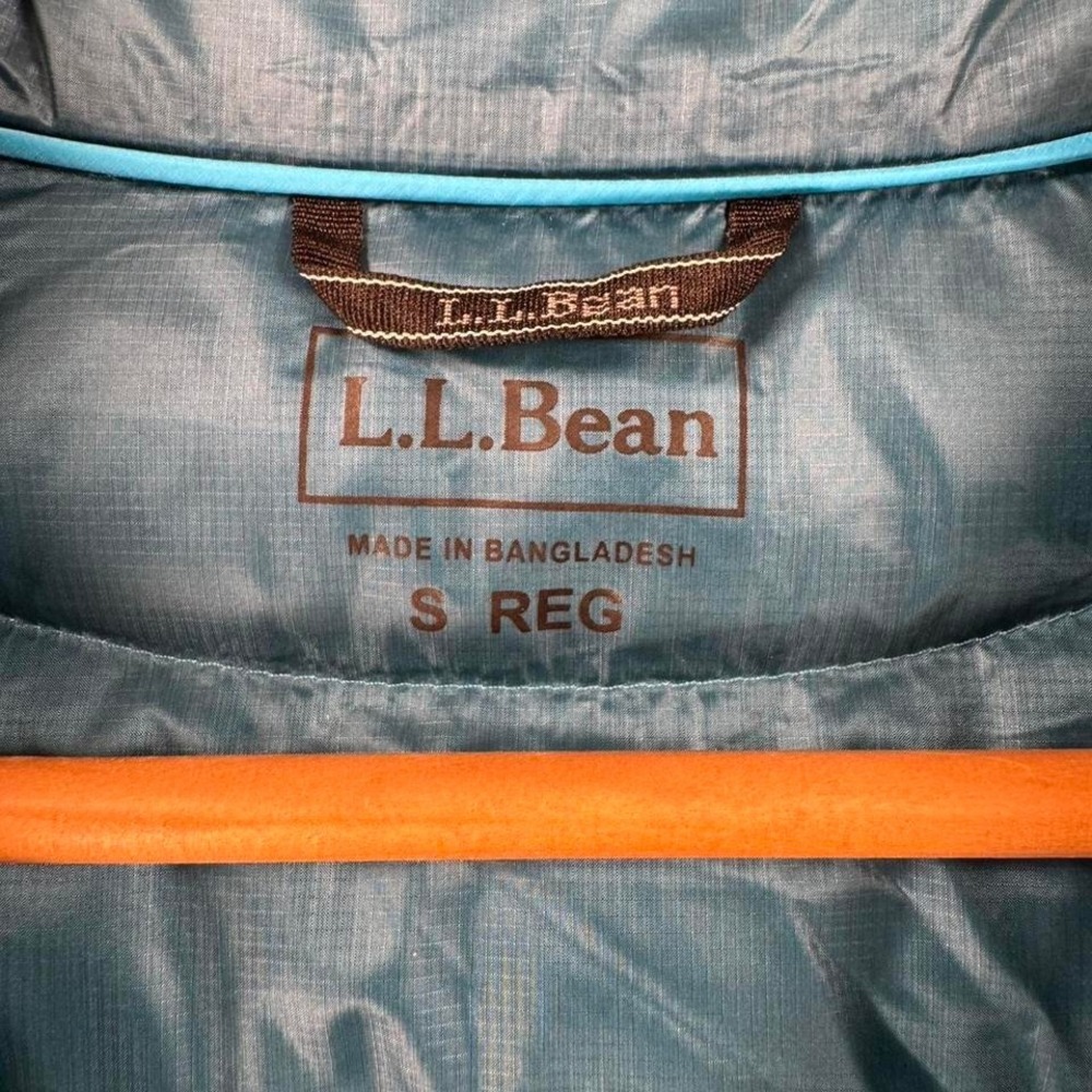 L.L.Bean Jacket Womens Small Blue Ultralight 850 DownTek Pertex Puffer Coat - Picture 6 of 8